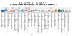 Elezioni comunali - Comune di Sassari