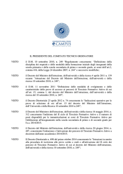 decreto commissione - Università Telematica eCampus
