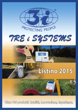 Tre i Systems-Listino 2015