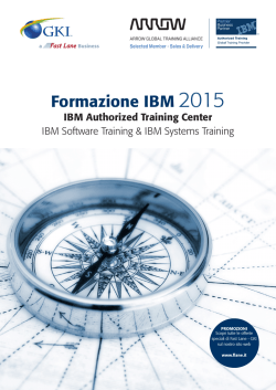 Formazione IBM 2015