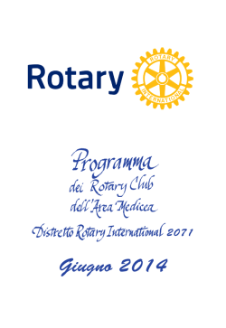 Giugno 2014 - Rotary Club Firenze