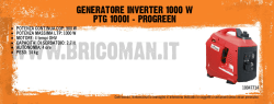 generatore inverter 1000 w ptg 1000i - progreen