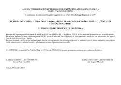 Graduatoria - Regione Autonoma Friuli Venezia Giulia