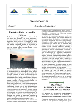 Notiziario n° 61 - pensionatiaem.it