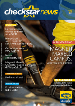 Checkstar News n. 35 - Magneti Marelli Checkstar