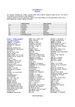 Glossario spagnolo (PDF 124 KB)