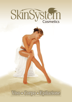 Scarica il catalogo Skin System Cosmetica