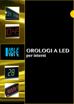 IBLE - 2014 Listino Orologi per Interni