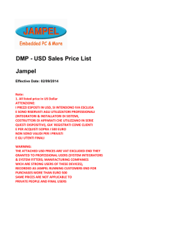 DMP - USD Sales Price List Jampel