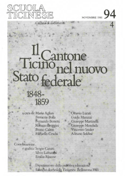 §CCU(Q)ILA 1fIICCIINIE§IE . , - Repubblica e Cantone Ticino