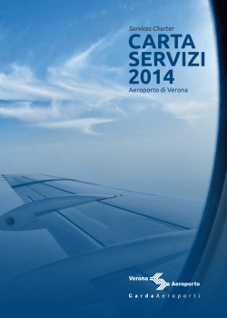 la carta dei servizi - Aeroporto di Verona