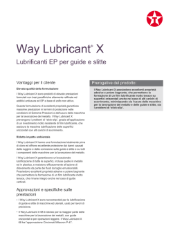 Way Lubricant® X - Texaco Lubrificanti