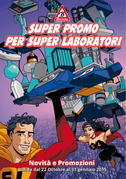 Super PROMO per Super Laboratori