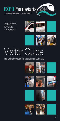 Visitor Guide - Expo Ferroviaria