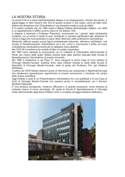 LA NOSTRA STORIA - Università degli Studi di Milano