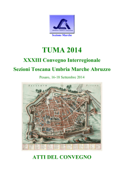 TUMA 2014 - Società Chimica Italiana