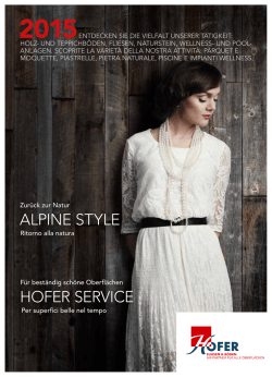 ALPINE STYLE HOFER SERVICE