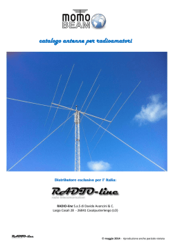 Catalogo Antenne MOMO-beam 2014 - RADIO-line