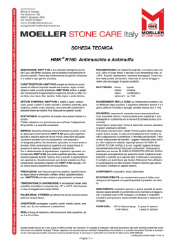 Terrazze e superfici esterne: HMK R160 Antimuschio e Antimuffa