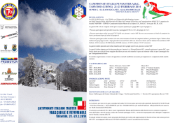 campionati italiani master a,b,c, tarvisio (udine) 21-23