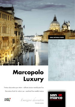 Marcopolo Luxury - Colorificio San Marco