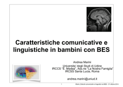 Marini_Disturbi comunicativi e linguistici nei BES