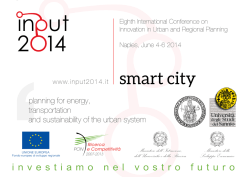 smart city - the 8th INPUT Conference