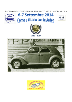 1939 - 2014 - Lancia Ardea
