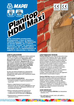 Planitop HDM Maxi Planitop HDM Maxi