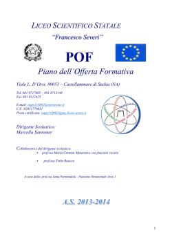 POF2014 - Liceo Scientifico "F. Severi"
