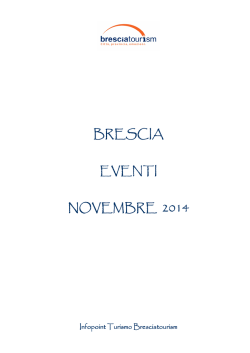Calendario Eventi Novembre 2014