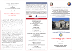 Cerimonia delle Eccellenze - Convitto Nazionale Vittorio Emanuele II