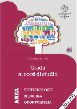 Biotecnologie - Università degli Studi di Siena