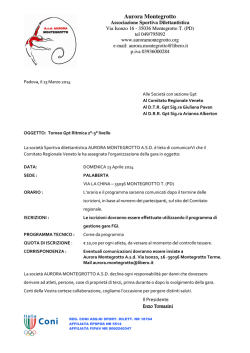 Torneo GpT 2°-3° livello GR - Montegrotto Terme (PD) 13/04/2014