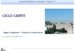 CICLO CESPITI - Azienda Ospedaliera Universitaria Federico II