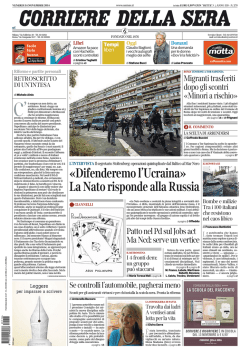 Corriere della sera - 14.11.2014