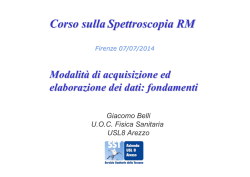 Belli_Acquisizione ed elaborazione dati spettro RM-2014