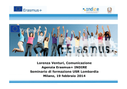 Il Nuovo programma di cooperazione Europea Erasmus+