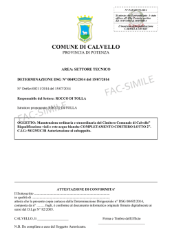 PAP-00770-2014 - Comune di Calvello