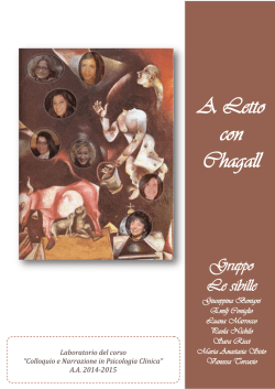 A Letto con Chagall - Narrazioni in Corso 2014