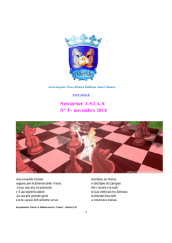 Newsletter A.S.I.A.S. N° 3