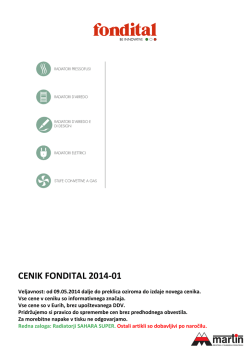 CENIK FONDITAL 2014-01