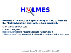 HOLMES - The Electron Capture Decay of 163Ho to Measure the