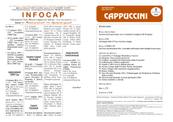 N. 05 - Notiziario dei Frati Cappuccini (maggio 2014)