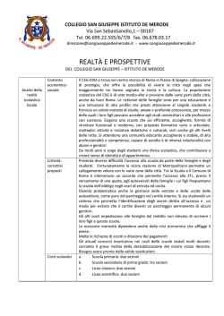 progetto csg-idm - Provincia Italia dei Fratelli delle Scuole