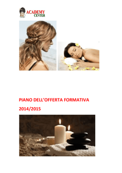 piano offerta formativa ( pof ) a.f. 2014/15
