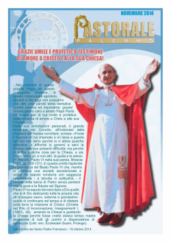 Novembre 2014 (PDF) - Arcidiocesi di Palermo