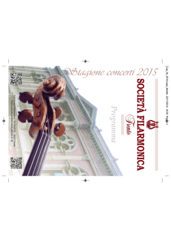 Libretto 2015 - Filarmonica