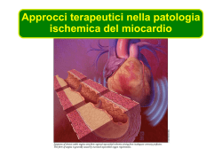 Approcci terapeutici nella patologia ischemica del miocardio