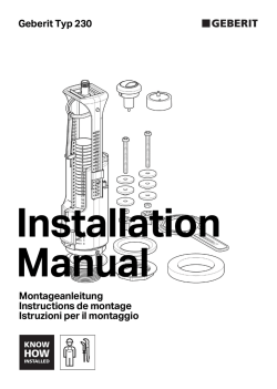 Montageanleitung Instructions de montage Istruzioni per